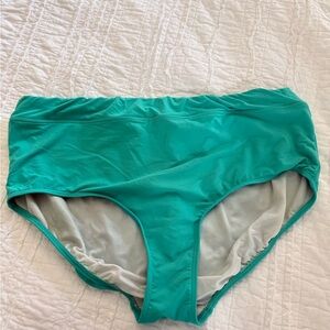 Lands' End Teal Swim Bottom